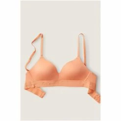 Victorias Secret PINK Victoria's Secret PINK Wear Everywhere Wireless Lightly Lined Bra Coral Cream -Victoria's Secret PINK Shop unnamed file 2644