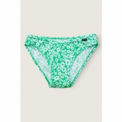 Victorias Secret PINK Victoria's Secret PINK Cotton Bikini Panty Electric Green Daisy Print