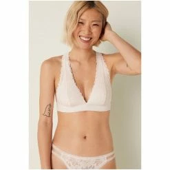 Victorias Secret PINK Victoria's Secret PINK Lace Strappy Back Halter Merlot Night -Victoria's Secret PINK Shop unnamed file 2698