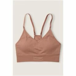 Victorias Secret PINK Victoria's Secret PINK Seamless Lightly Lined Sports Bra Damsel Pink -Victoria's Secret PINK Shop unnamed file 2736