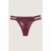 Victorias Secret PINK Victoria's Secret PINK Purple Lace Strappy Thong Panty