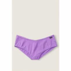 Victorias Secret PINK Victoria's Secret PINK Cotton Cheekster Pure Black Ribbed