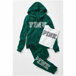 Victorias Secret PINK Victoria's Secret PINK Everyday Lounge Jogger Dark Garden With Foil Classic Logo -Victoria's Secret PINK Shop unnamed file 2869