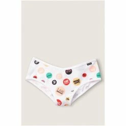 Victorias Secret PINK Victoria's Secret PINK Cotton Cheekster Pure Black Ribbed -Victoria's Secret PINK Shop unnamed file 292