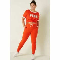 Victorias Secret PINK Victoria's Secret PINK Cotton High Waist Full Length Campus Jogger Majestic Sapphire