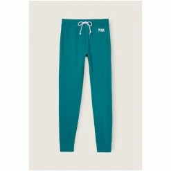 Victorias Secret PINK Victoria's Secret PINK Deep Lake Green Cotton High Waist Joggers -Victoria's Secret PINK Shop unnamed file 3103