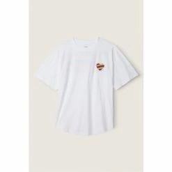 Victorias Secret PINK Victoria's Secret PINK Varsity Short Sleeve Crew Tee -Victoria's Secret PINK Shop unnamed file 3256