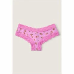 Victorias Secret PINK Victoria's Secret PINK Cotton Lace Trim Cheeky Underwear -Victoria's Secret PINK Shop unnamed file 327