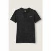 Victorias Secret PINK Victoria's Secret PINK Campus Short Sleeve Notch Neck Tee