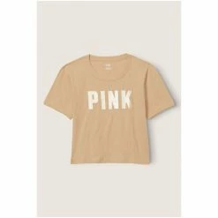 Victorias Secret PINK Victoria's Secret PINK Campus Crop Short Sleeve Tee -Victoria's Secret PINK Shop unnamed file 3286
