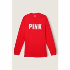 Victorias Secret PINK Victoria's Secret PINK Campus Long Sleeve T-Shirt -Victoria's Secret PINK Shop unnamed file 3298