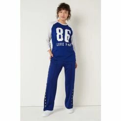 Victorias Secret PINK Victoria's Secret PINK Cotton / Sleeve Campus Baseball T-Shirt