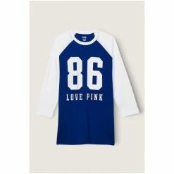 Victorias Secret PINK Victoria's Secret PINK Cotton / Sleeve Campus Baseball T-Shirt -Victoria's Secret PINK Shop unnamed file 3342