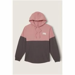 Victorias Secret PINK Victoria's Secret PINK Varsity Long Sleeve Pullover Tee Bright Crimson -Victoria's Secret PINK Shop unnamed file 3351