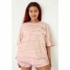 Victorias Secret PINK Victoria's Secret PINK Varsity Short Sleeve Crew T-Shirt