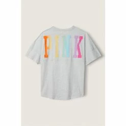 Victorias Secret PINK Victoria's Secret PINK Varsity Short Sleeve Crew Pocket Tee -Victoria's Secret PINK Shop unnamed file 3390