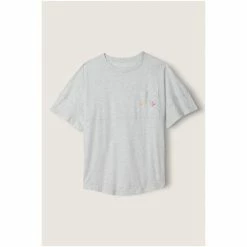 Victorias Secret PINK Victoria's Secret PINK Varsity Short Sleeve Crew Pocket Tee -Victoria's Secret PINK Shop unnamed file 3392