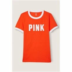 Victorias Secret PINK Victoria's Secret PINK Campus Ringer Tee Chalk Violet With Collegiate Logo -Victoria's Secret PINK Shop unnamed file 3400