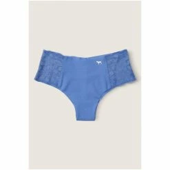 Victorias Secret PINK Victoria's Secret PINK No Show Lace Trim Cheeky Panty Purple Petal Floral -Victoria's Secret PINK Shop unnamed file 344