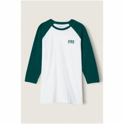 Victorias Secret PINK Victoria's Secret PINK Campus Baseball T Shirt White -Victoria's Secret PINK Shop unnamed file 3446