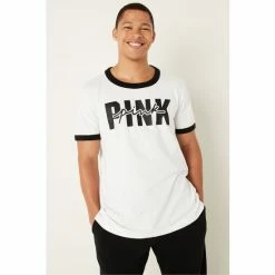 Victorias Secret PINK Victoria's Secret PINK Cotton Short Sleeve Campus Ringer T-Shirt -Victoria's Secret PINK Shop unnamed file 3450