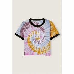 Victorias Secret PINK Victoria's Secret PINK Knit Cropped Ringer T-Shirt -Victoria's Secret PINK Shop unnamed file 3470