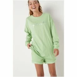 Victorias Secret PINK Victoria's Secret PINK Cotton Long Sleeve Campus T-Shirt