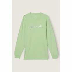 Victorias Secret PINK Victoria's Secret PINK Cotton Long Sleeve Campus T-Shirt -Victoria's Secret PINK Shop unnamed file 3488