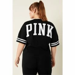 Victorias Secret PINK Victoria's Secret PINK Cotton Oversized Crop Top -Victoria's Secret PINK Shop unnamed file 3495