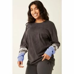 Victorias Secret PINK Victoria's Secret PINK Campus Long Sleeve Ruched Tee