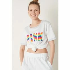 Victorias Secret PINK Victoria's Secret PINK Campus Ringer Tee