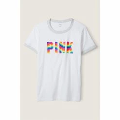 Victorias Secret PINK Victoria's Secret PINK Campus Ringer Tee -Victoria's Secret PINK Shop unnamed file 3528