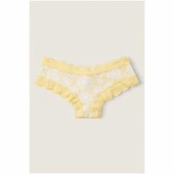 Victorias Secret PINK Victoria's Secret PINK Lace Trim Cheeky Panty Pale Banana Happy Sunflowers -Victoria's Secret PINK Shop unnamed file 360