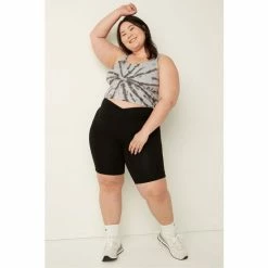 Victorias Secret PINK Victoria's Secret PINK Cotton High Waist V Crossover Bike Short