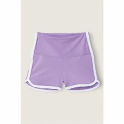 Victorias Secret PINK Victoria's Secret PINK Ultimate High Waist 3" Curve Hem Shortie Pure Black