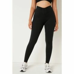 Victorias Secret PINK Victoria's Secret PINK Soft Ultimate High Waist Lace Up V Legging