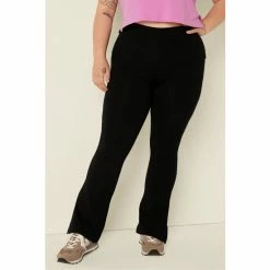 Victorias Secret PINK Victoria's Secret PINK Performance Cotton High Waist Foldover Flare Leggings