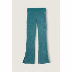 Victorias Secret PINK Victoria's Secret PINK Deep Lake Wash Performance Cotton Fold Over Yoga Leggings -Victoria's Secret PINK Shop unnamed file 4064