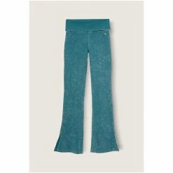 Victorias Secret PINK Victoria's Secret PINK Deep Lake Wash Performance Cotton Fold Over Yoga Leggings -Victoria's Secret PINK Shop unnamed file 4065