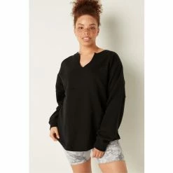 Victorias Secret PINK Victoria's Secret PINK Varsity Notch Crew Sweatshirt