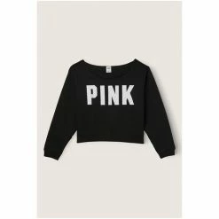 Victorias Secret PINK Victoria's Secret PINK Everyday Lounge Off The Shoulder Sweatshirt -Victoria's Secret PINK Shop unnamed file 4139