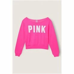 Victorias Secret PINK Victoria's Secret PINK Everyday Lounge Off The Shoulder Sweatshirt