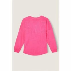 Victorias Secret PINK Victoria's Secret PINK Varsity Beach Terry V Neck Capri Pink -Victoria's Secret PINK Shop unnamed file 4154