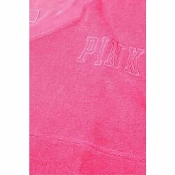 Victorias Secret PINK Victoria's Secret PINK Varsity Beach Terry V Neck Capri Pink -Victoria's Secret PINK Shop unnamed file 4155