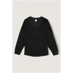 Victorias Secret PINK Victoria's Secret PINK Varsity Beach Terry V Neck Capri Pink -Victoria's Secret PINK Shop unnamed file 4157