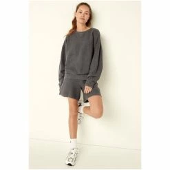 Victorias Secret PINK Victoria's Secret PINK Heavyweight Rib Crew Sweatshirt