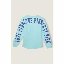 Victorias Secret PINK Victoria's Secret PINK Varsity Notch Crew Blue Breeze -Victoria's Secret PINK Shop unnamed file 4170
