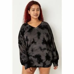 Victorias Secret PINK Victoria's Secret PINK Varsity Beach Terry V Neck