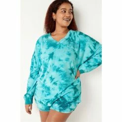 Victorias Secret PINK Victoria's Secret PINK Varsity Beach Terry V Neck