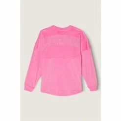 Victorias Secret PINK Victoria's Secret PINK Varsity Velour Crew Dahlia With Foil Shine -Victoria's Secret PINK Shop unnamed file 4209